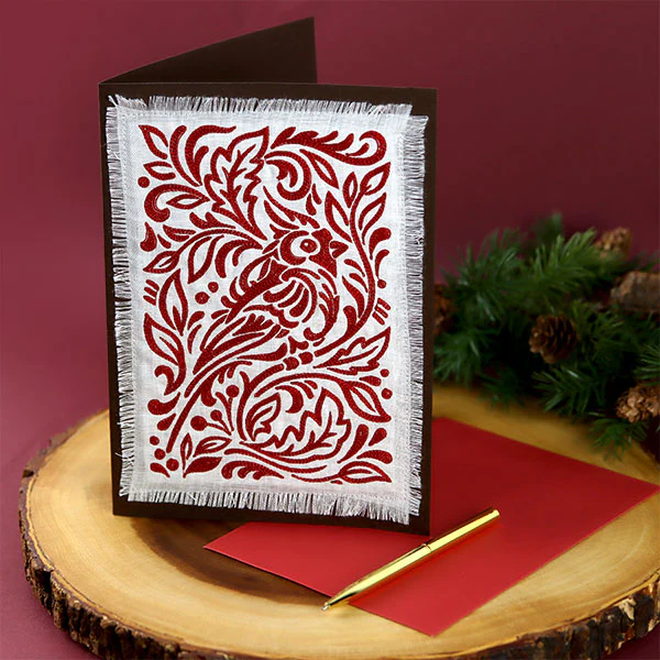 Wild Woodcuts - Christmas Cardinal - Image 6