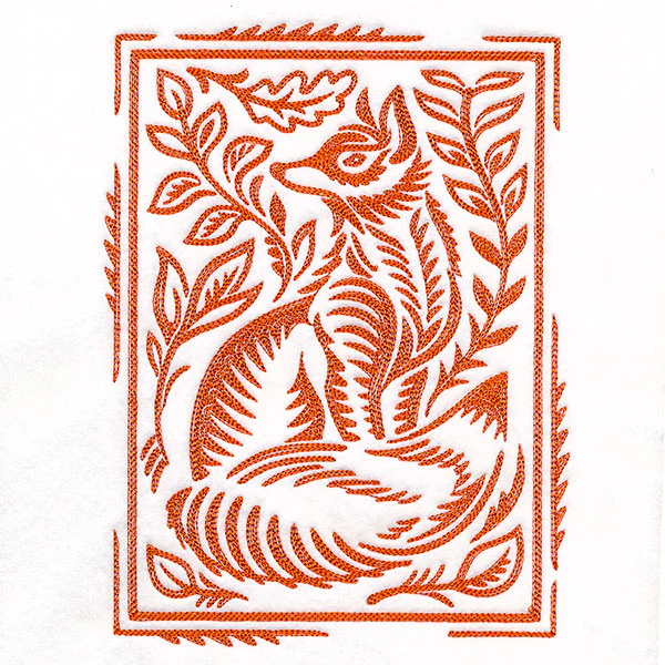Wild Woodcuts - Fall Fox - Image 3