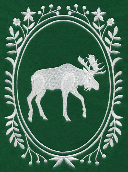 Wild Woodland Whitework Cameo - Moose - Image 4