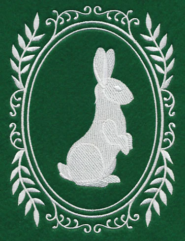 Wild Woodland Whitework Cameo - Rabbit - Image 3