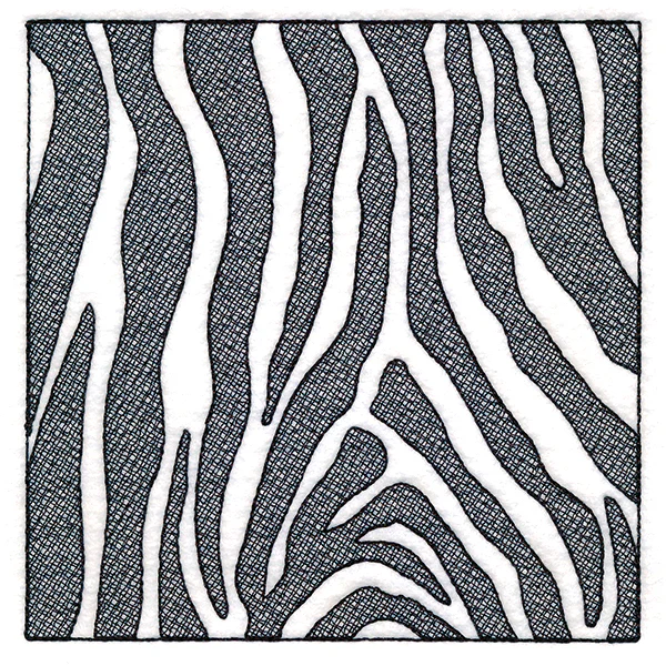 Wildlife Zebra Square - Image 3