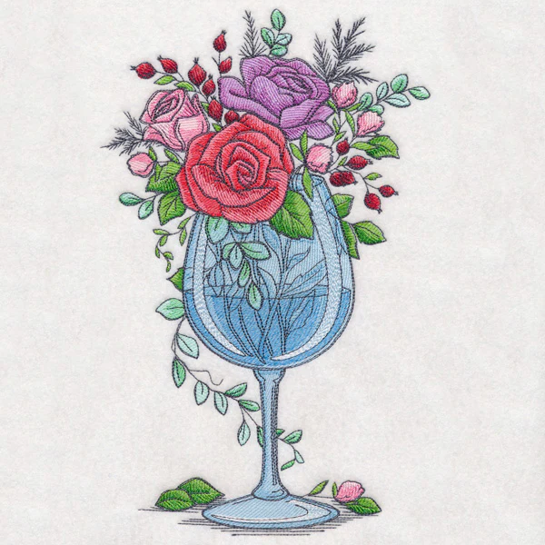 Wine Glass Bouquet - Image 5