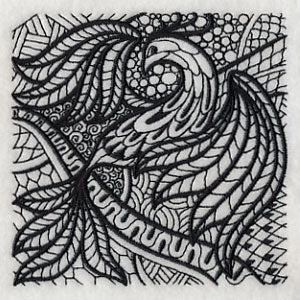 Winged Elegance (Blackwork) - Image 5