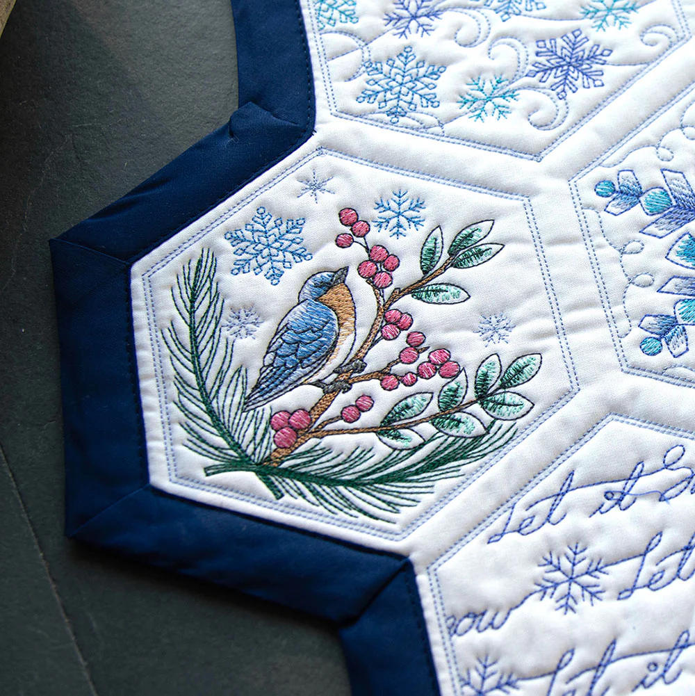 Winter Beauty Quilt Hexagon Design Pack - Image 5
