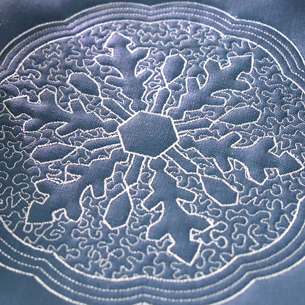 Winter Beauty Snowflake (Trapunto) - Image 12