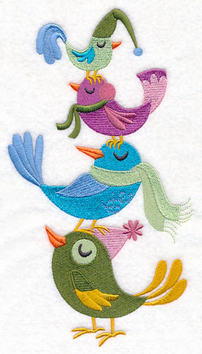 Winter Bird Stack - Image 4