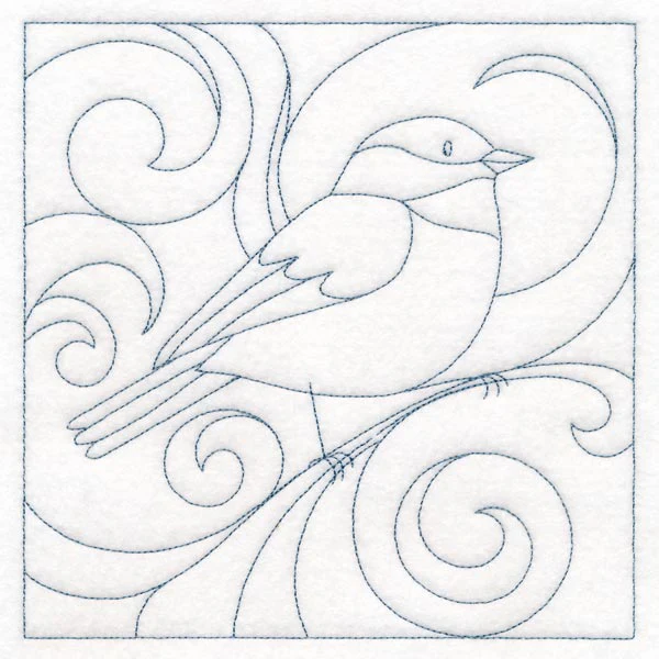 Winter Birds Quilting - Chickadee (Double Run) - Image 2