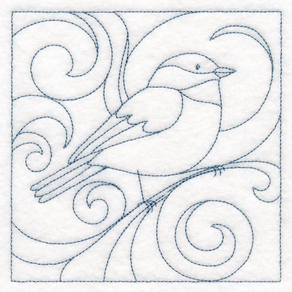 Winter Birds Quilting - Chickadee (Double Run) - Image 4