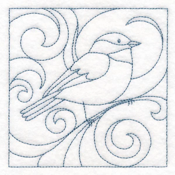 Winter Birds Quilting - Chickadee (Double Run) - Image 5