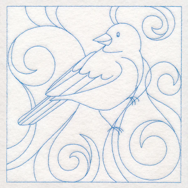 Winter Birds Quilting - Junco (Double Run) - Image 6
