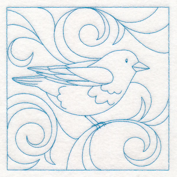 Winter Birds Quilting - Rosy Finch (Double Run) - Image 2