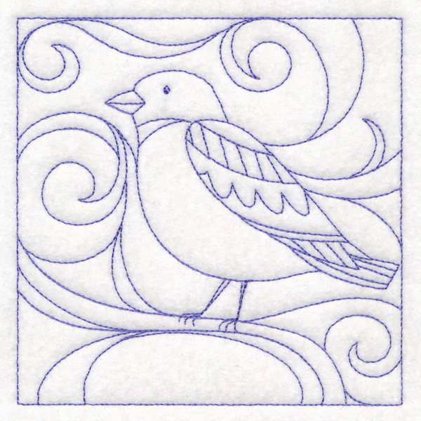 Winter Birds Quilting - Snow Bunting (Double Run) - Image 4