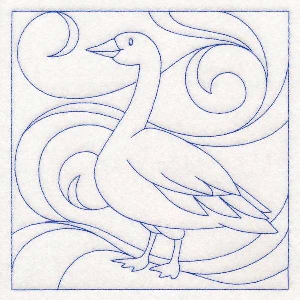 Winter Birds Quilting - Snow Goose (Double Run) - Image 2