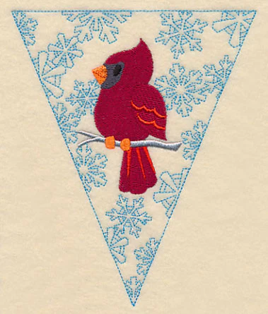 Winter Bunting - Cardinal - Image 2