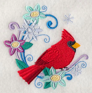 Winter Cardinal Wreath - Image 2