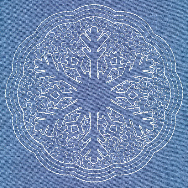 Winter Charm Snowflake (Trapunto) - Image 6