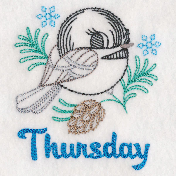 Winter Chickadee - Thursday (Vintage) - Image 2