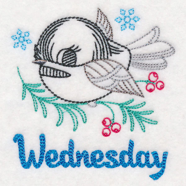 Winter Chickadee - Wednesday (Vintage) - Image 2