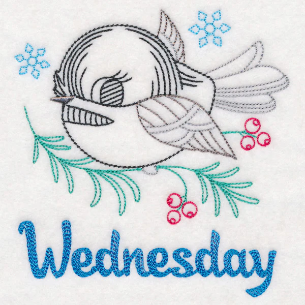 Winter Chickadee - Wednesday (Vintage) - Image 3