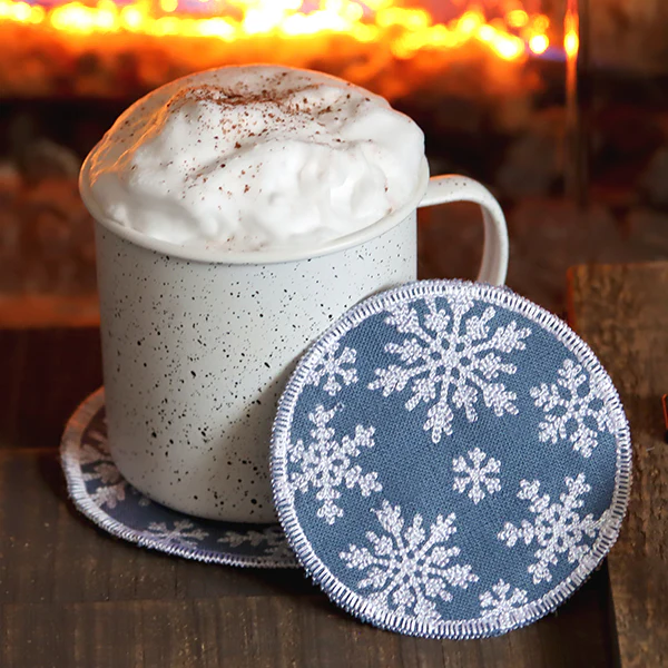 Winter Flurries Coaster (In-the-Hoop) - Image 5