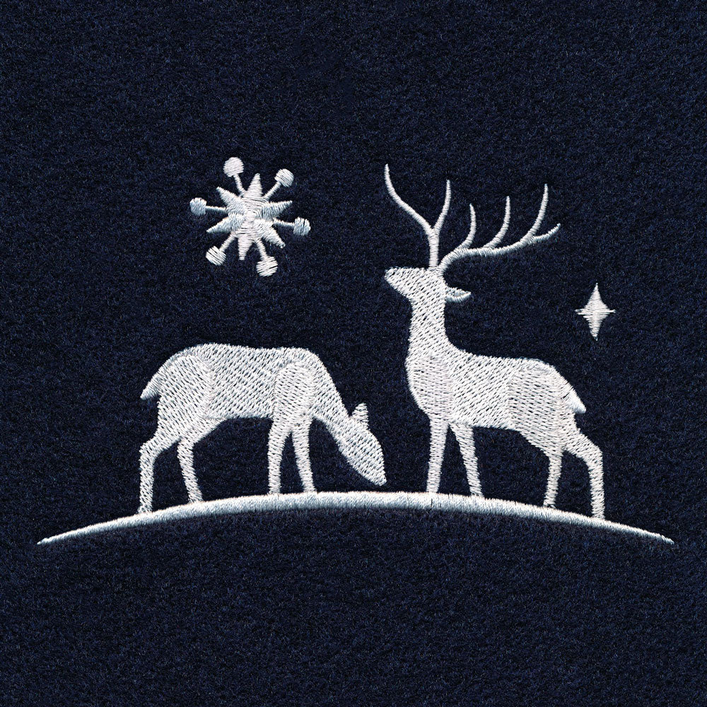 Winter Forest Deer Border Set - Image 11