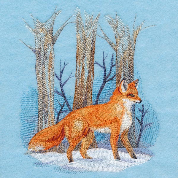 Winter Fox in Watercolor - Image 4