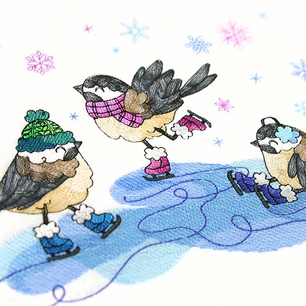 Winter Fun Chickadees - Image 6