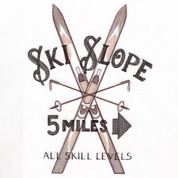 Winter Fun Market Sign - Ski Slope - Image 7