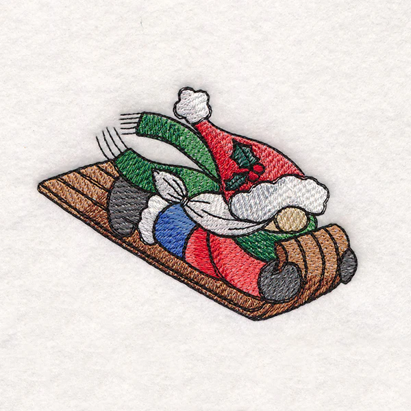 Winter Fun Sledding Gnome - Girl - Image 2