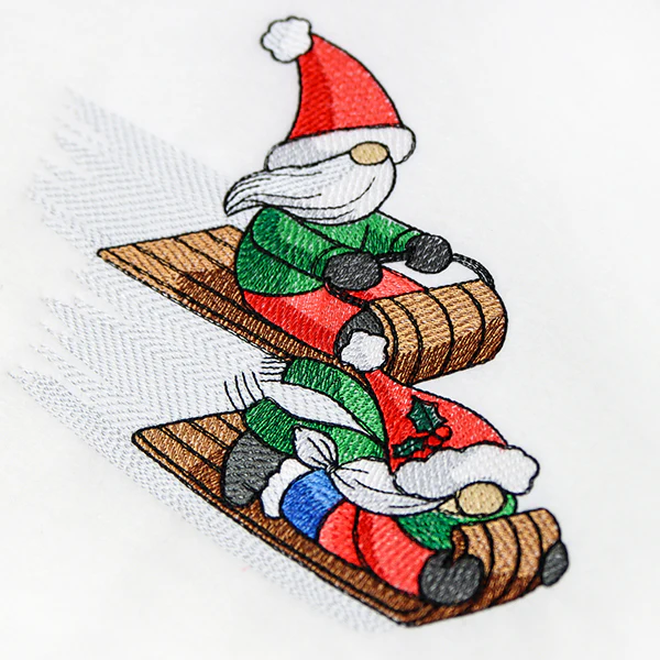 Winter Fun Sledding Gnomes - Image 2