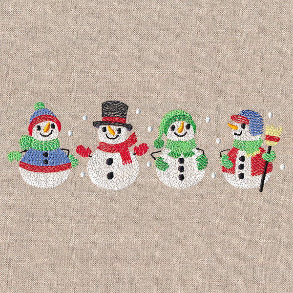 Winter Fun Snowmen - Image 4