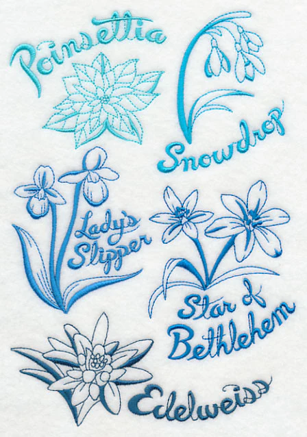 Winter Garden Collage - Image 2