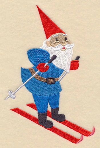 Winter Gnome Skiing - Image 2