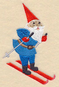 Winter Gnome Skiing - Image 3