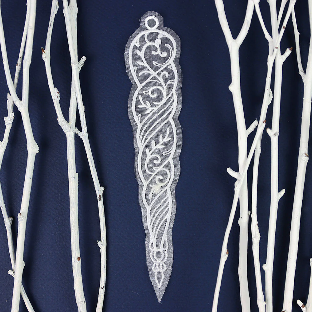 Winter Icicle 1 (Organza) - Image 3