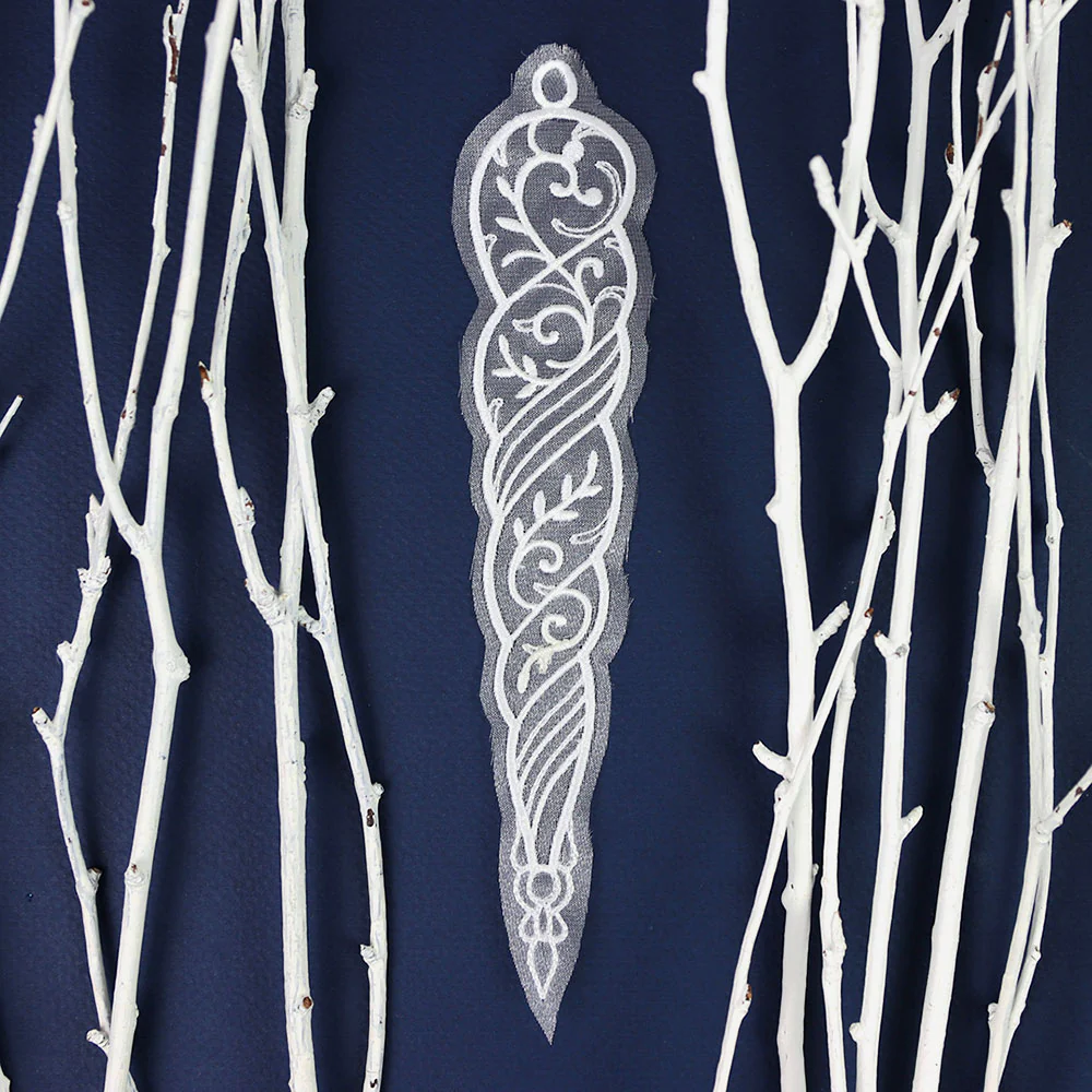 Winter Icicle 1 (Organza) - Image 4