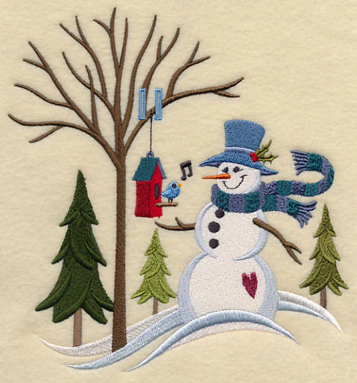 Winter Meadow Snowman (Add Ribbon) - Image 2