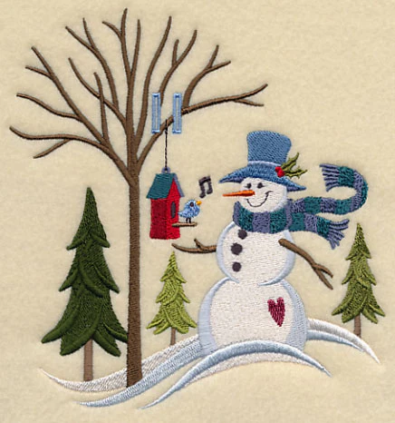 Winter Meadow Snowman (Add Ribbon) - Image 3