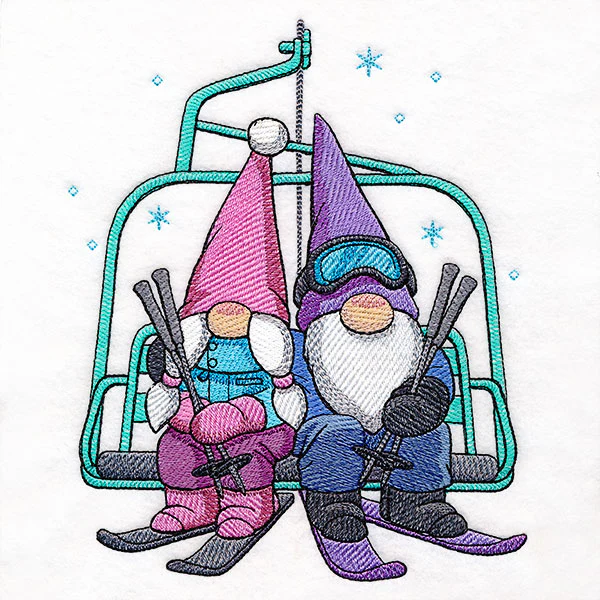 Winter on the Ski Lift Gnomes - Image 4