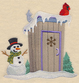 Winter Outhouse - His - Image 3