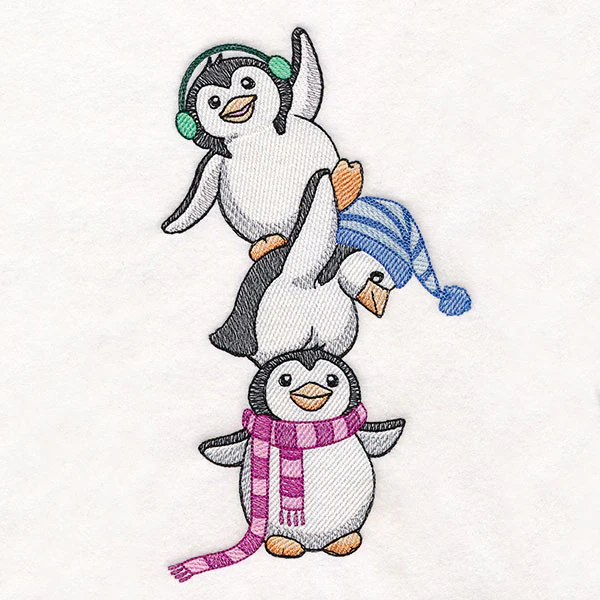 Winter Penguin Stack - Image 2