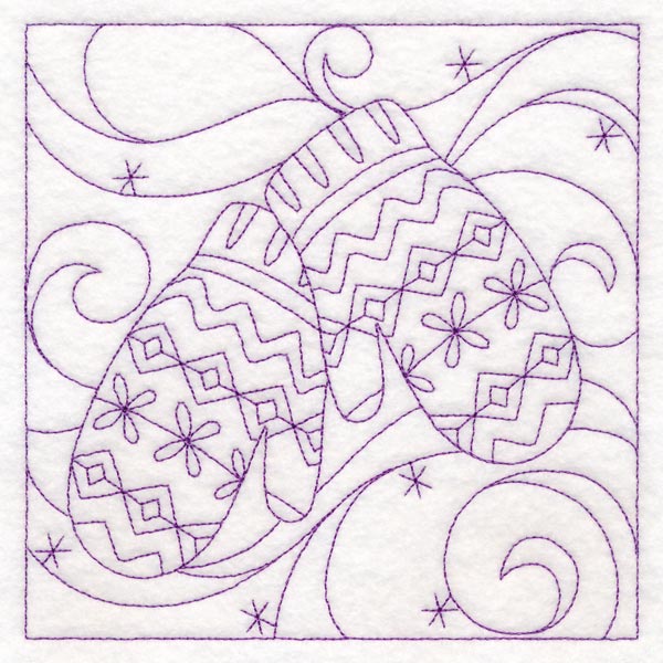 Winter Quilting - Mitten (Double Run) - Image 3