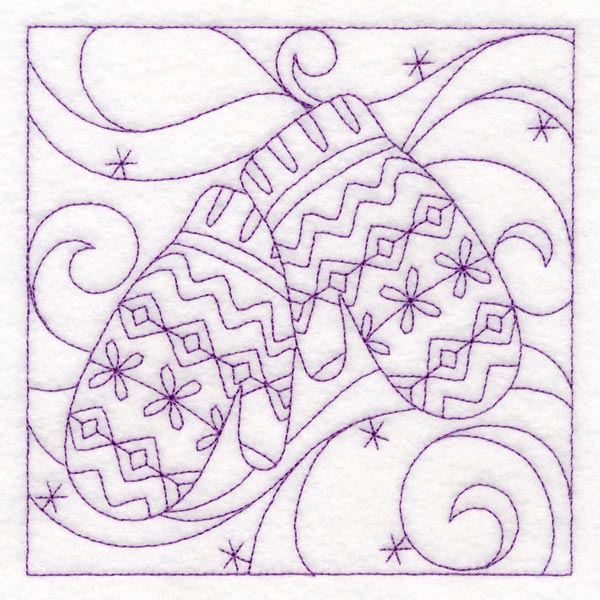 Winter Quilting - Mitten (Double Run) - Image 4