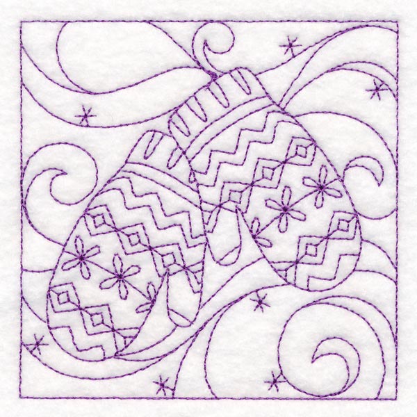 Winter Quilting - Mitten (Double Run) - Image 5