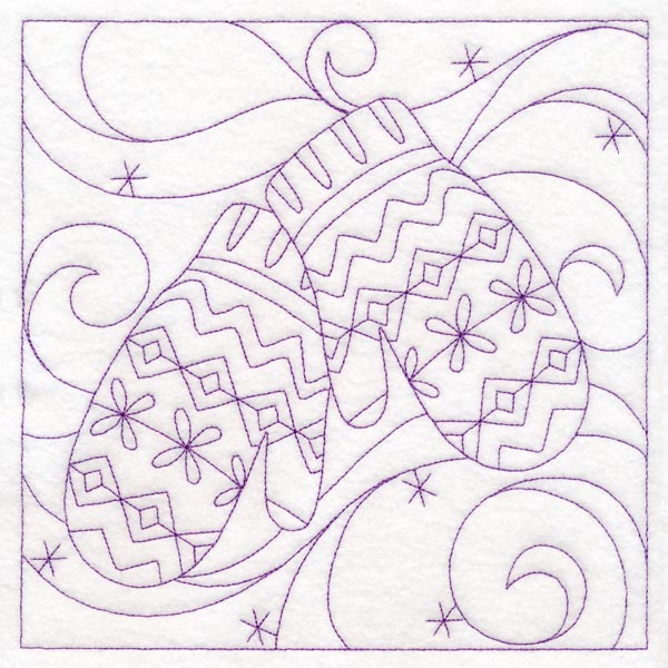 Winter Quilting - Mitten (Double Run) - Image 6