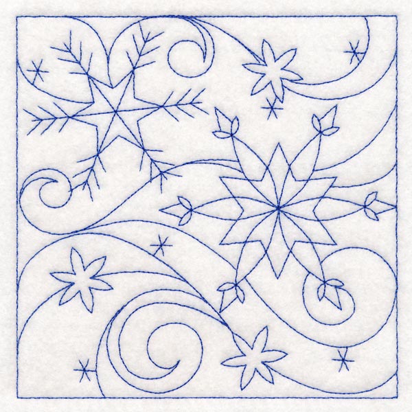 Winter Quilting - Snowflake (Double Run) - Image 3