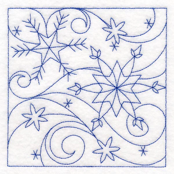 Winter Quilting - Snowflake (Double Run) - Image 4