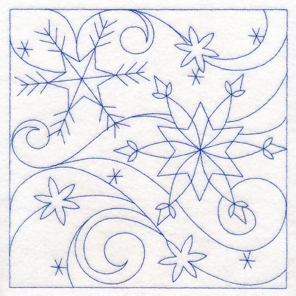 Winter Quilting - Snowflake (Double Run) - Image 6