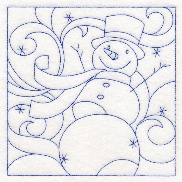 Winter Quilting - Snowman (Double Run) - Image 3