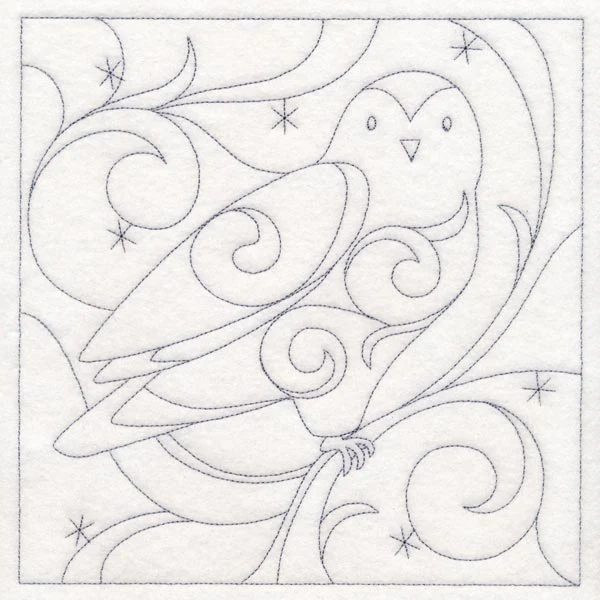 Winter Quilting - Snowy Owl (Double Run) - Image 6